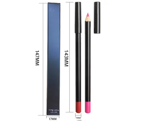 12 Shade High Pigment Matte Lip Pencils - MQO 25 pcs