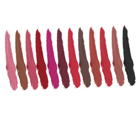 12 Shade High Pigment Matte Lip Pencils - MQO 25 pcs