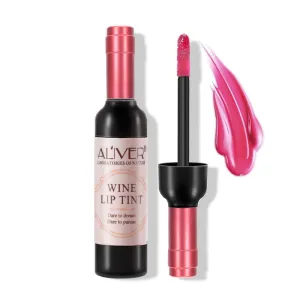 Aliver Waterproof Wine Lip Tint-ROSE CORAL (First Generation)