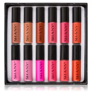 All That She Wants - Set of 12 Mini Lip Glosses with Matte, Pearl, and Shimmer Finishes