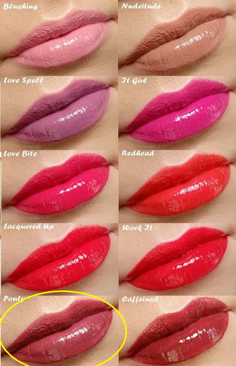 Avon Mark. Liquid Lip Lacquer Shine SPF 15