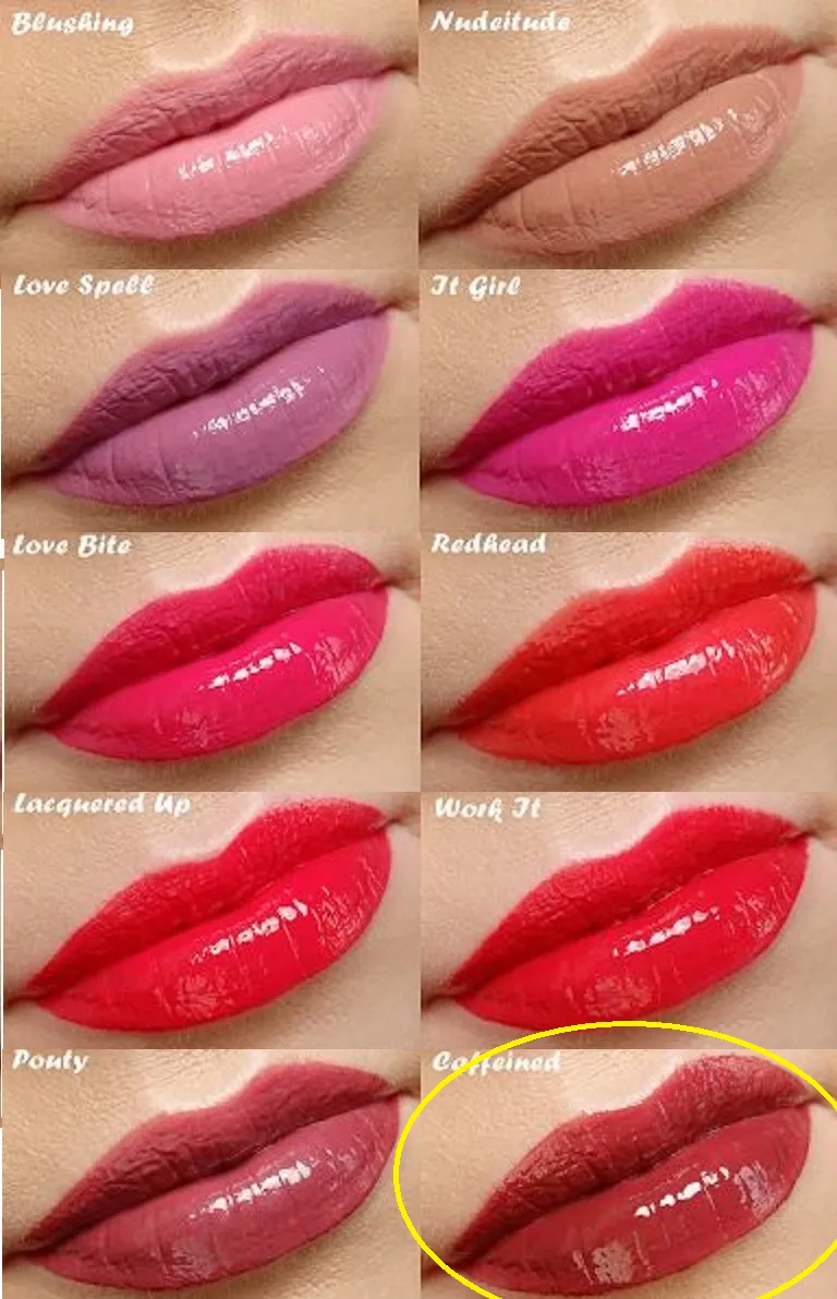Avon Mark. Liquid Lip Lacquer Shine SPF 15