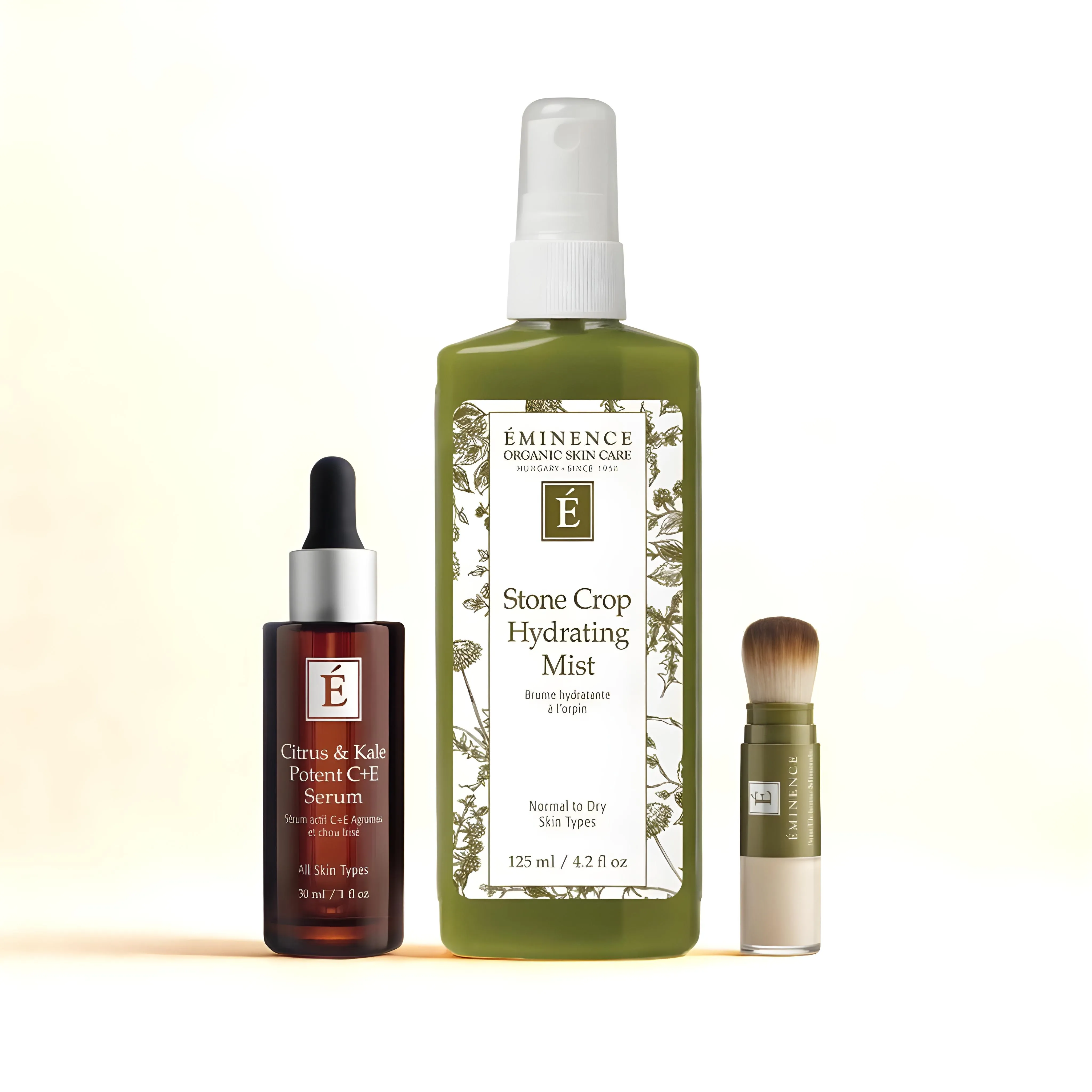 Bundle 2: Sun Defense SPF Light, Stone Crop Mist, Citrus & Kale Potent C E Serum - Save 25%