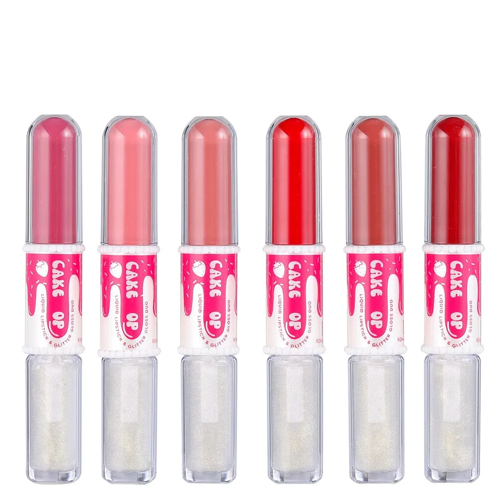 Cake Pop Duo Liquid Lipstick Glitter Glossy (24 units)