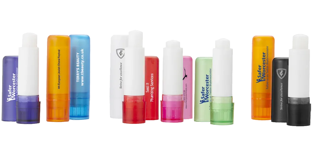 Coloured Lip Balms