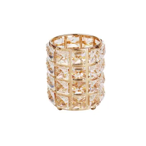Crystal Round Makeup Brush Holder