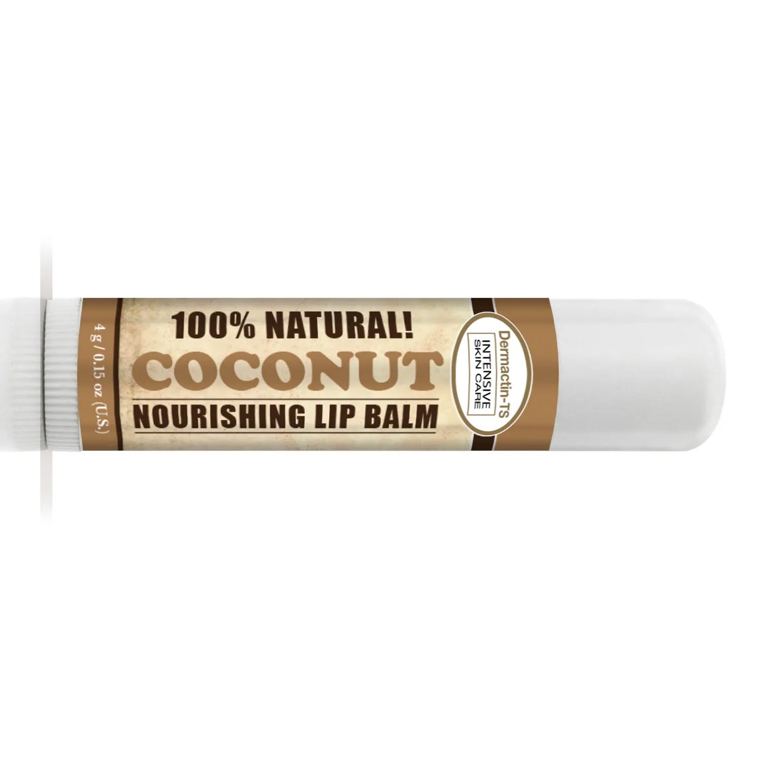 Dermactin-TS 100% Natural Lip Balm - Coconut (3-Pack)