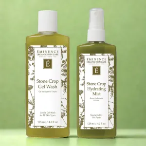 Eminence Organics Calm & Soothe Duo (Stone Crop Gel Wash   Stone Crop Hydrating Mist)