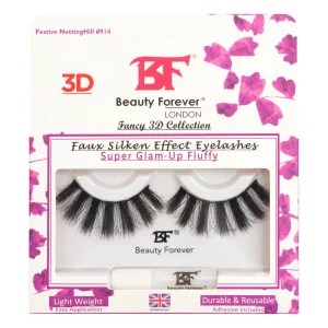 Faux Silken Effect 3D Eyelashes Crazy Festive Notting Hill #914 (Super Glam-up Fluffy)