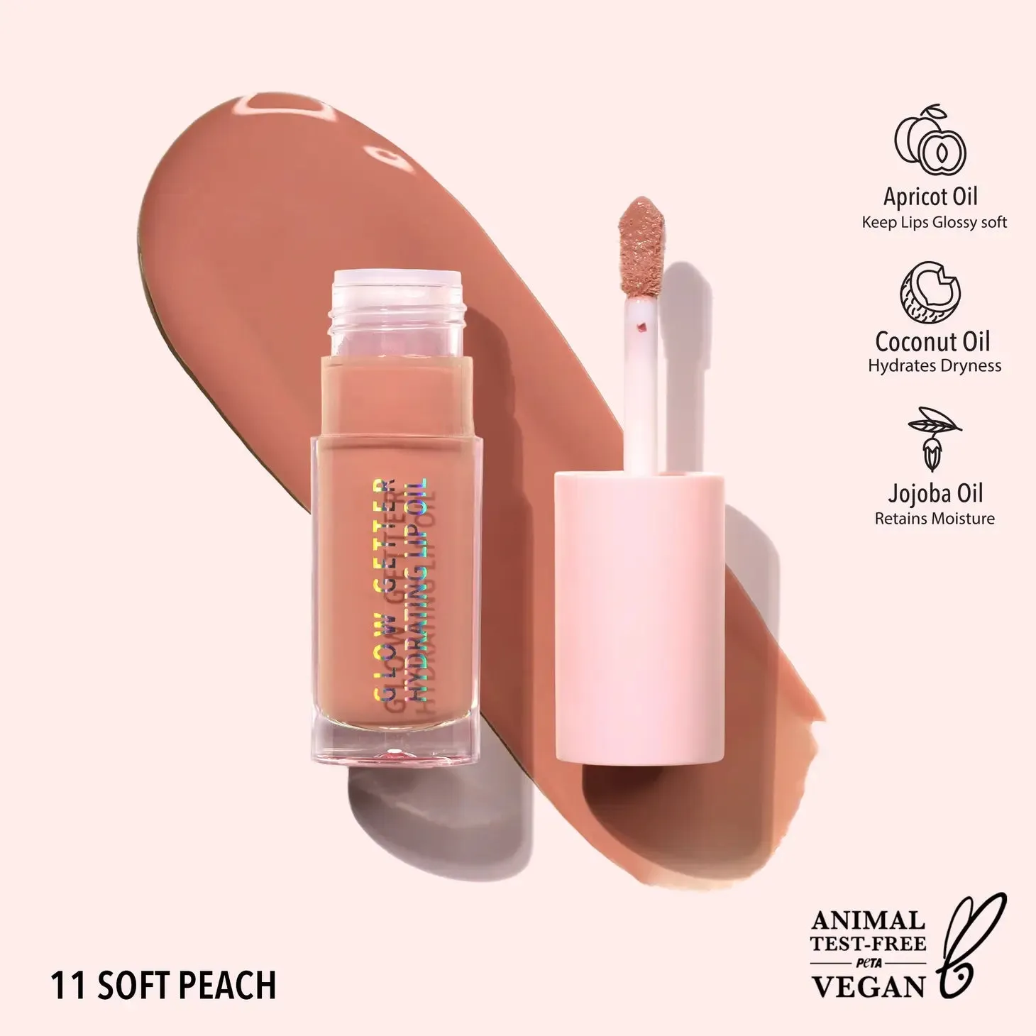 GLOW GETTER HYDRATING LIP OIL (5 COLORS)