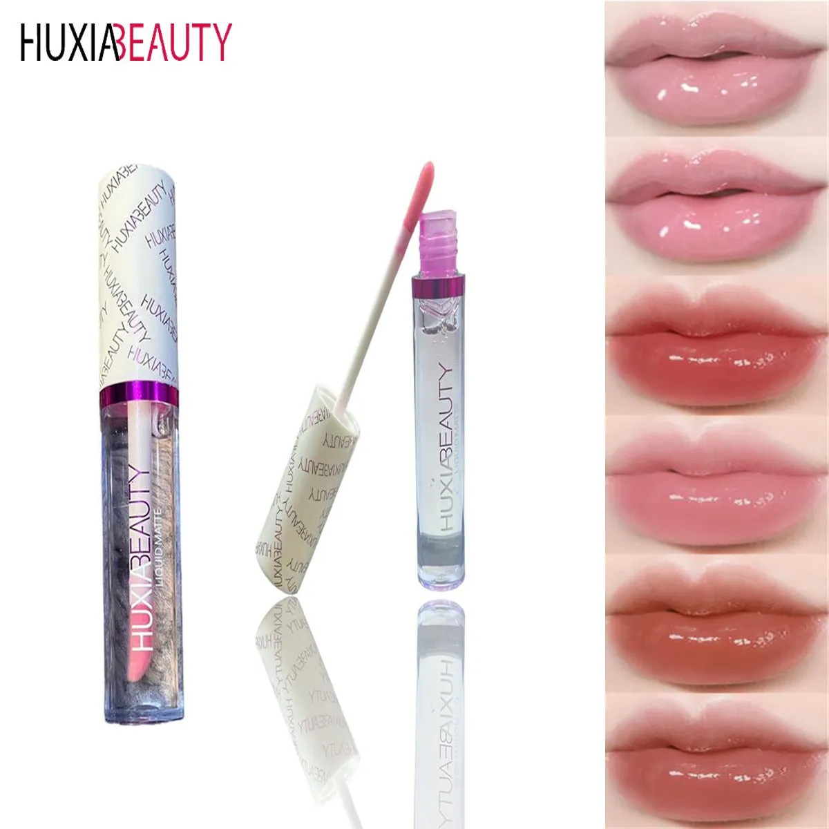 HUXIABEAUTY Real Gel Lip Gloss For Girls And Women.