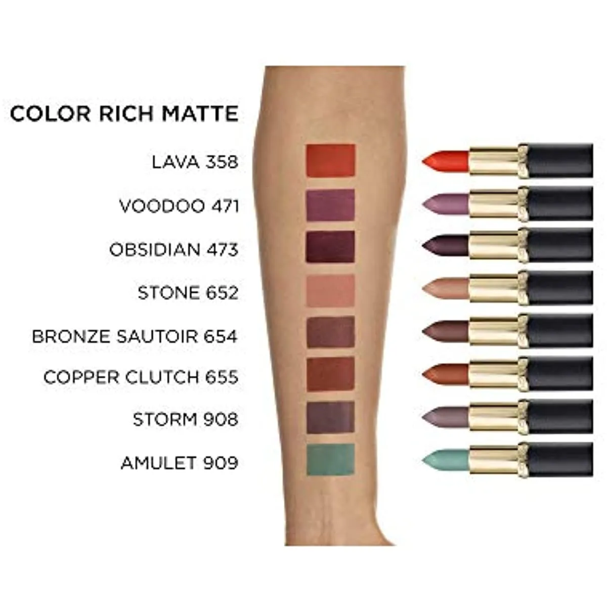 LOreal Paris Color Riche Magnetic Stones Matte Lipstick