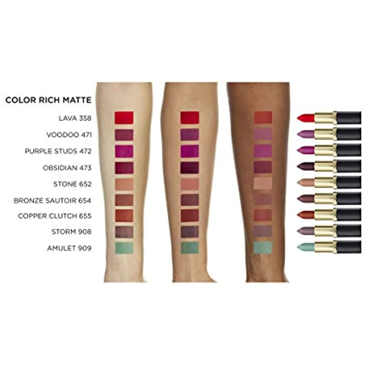 LOreal Paris Color Riche Magnetic Stones Matte Lipstick