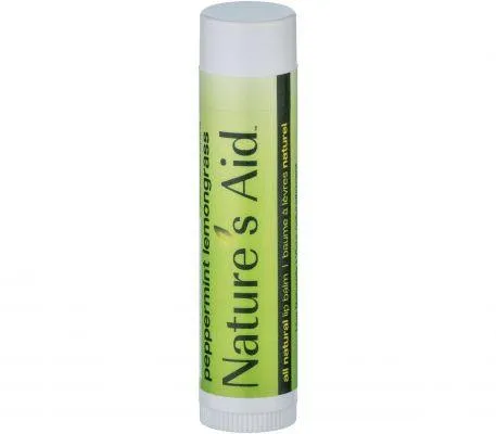 Nature's Aid True Natural Lip Balm Peppermint Lemongrass 4.25g