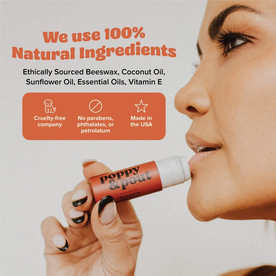Poppy & Pout Lip Balm: Lemon Bloom