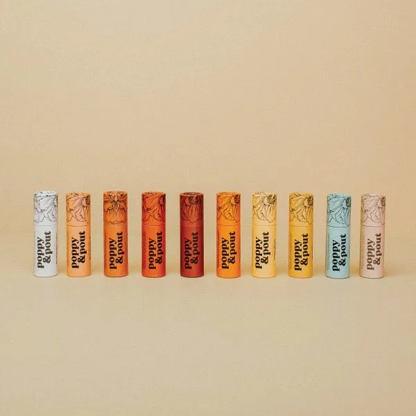 Poppy & Pout Lip Balms