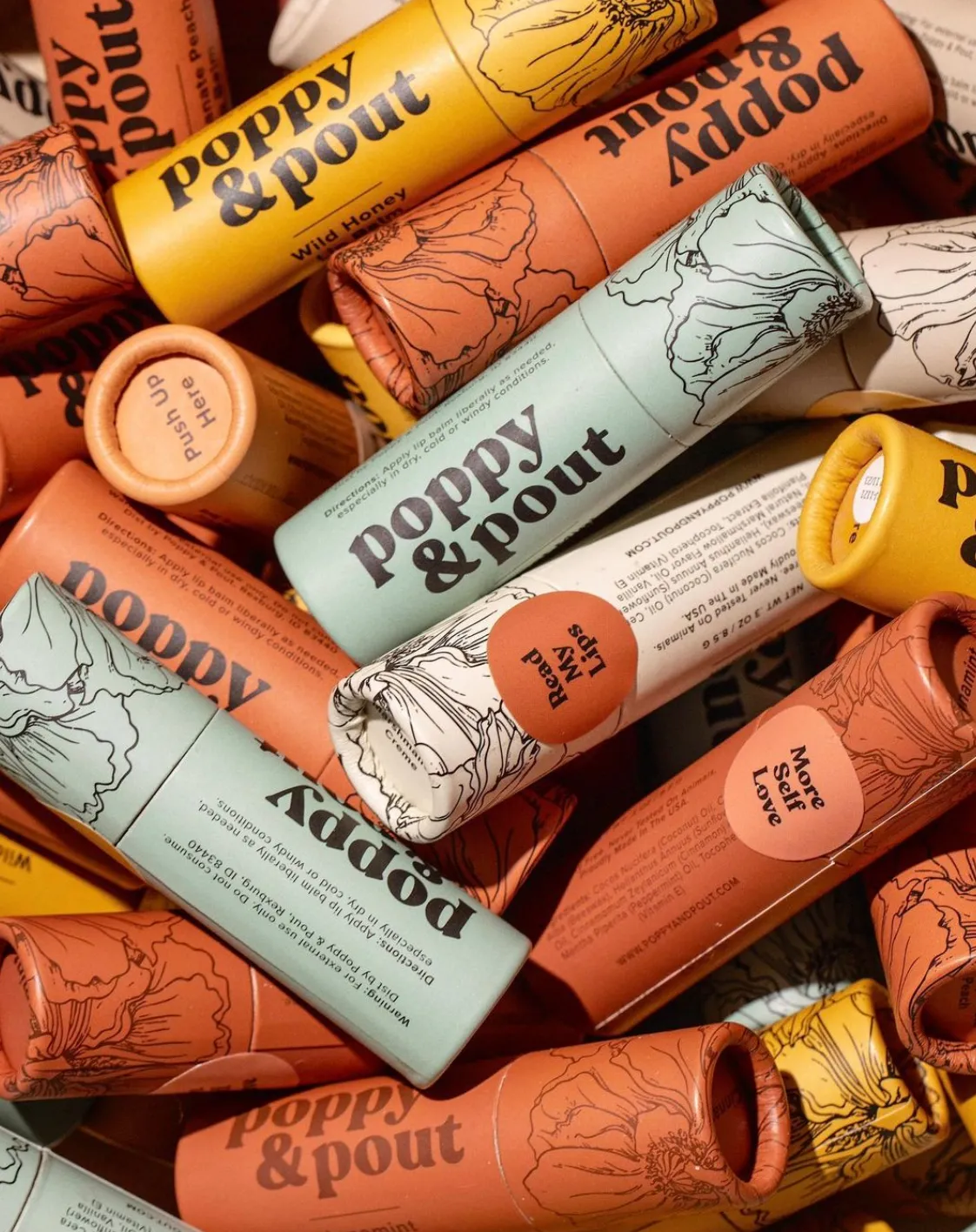 Poppy & Pout Lip Balms