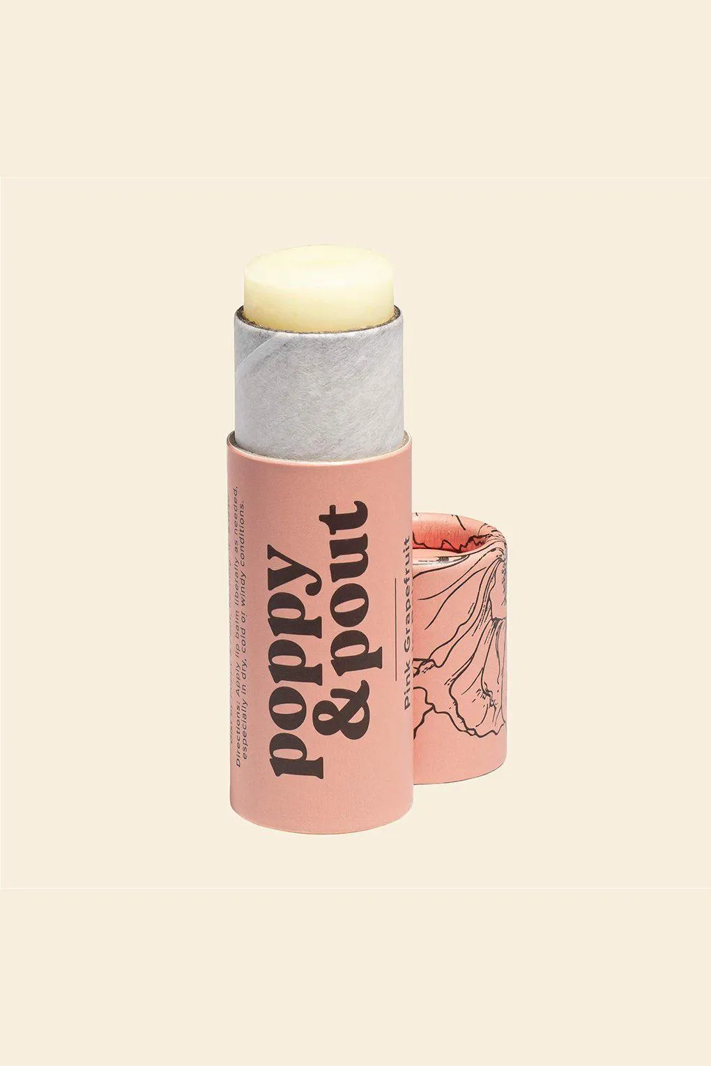 Poppy & Pout Pink Grapefruit Lip Balm