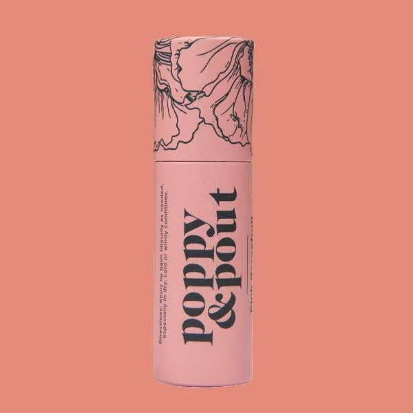 Poppy   Pout - Pink Grapefruit Lip Balm