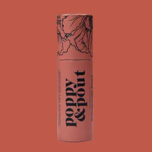 Poppy   Pout - Pomegranate Peach Lip Balm