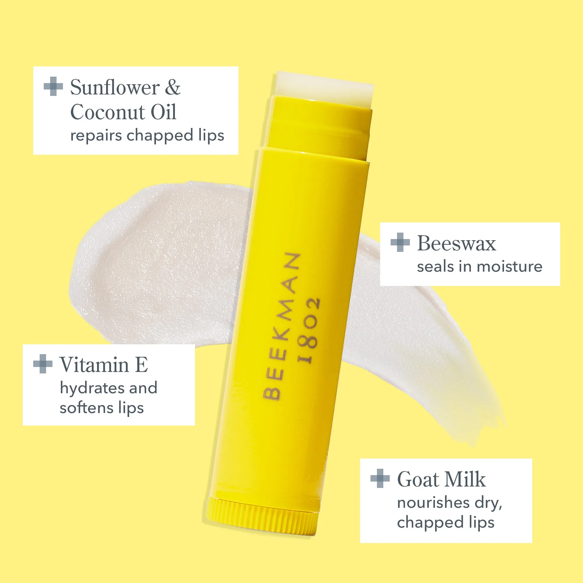 Pure Goat Milk 3-Pack Of Lip Balms