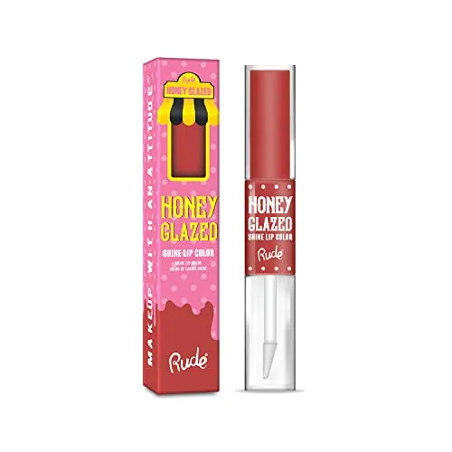 RUDE Honey Glazed Matte Ultra Shine Lip Gloss Color (Cronuts)
