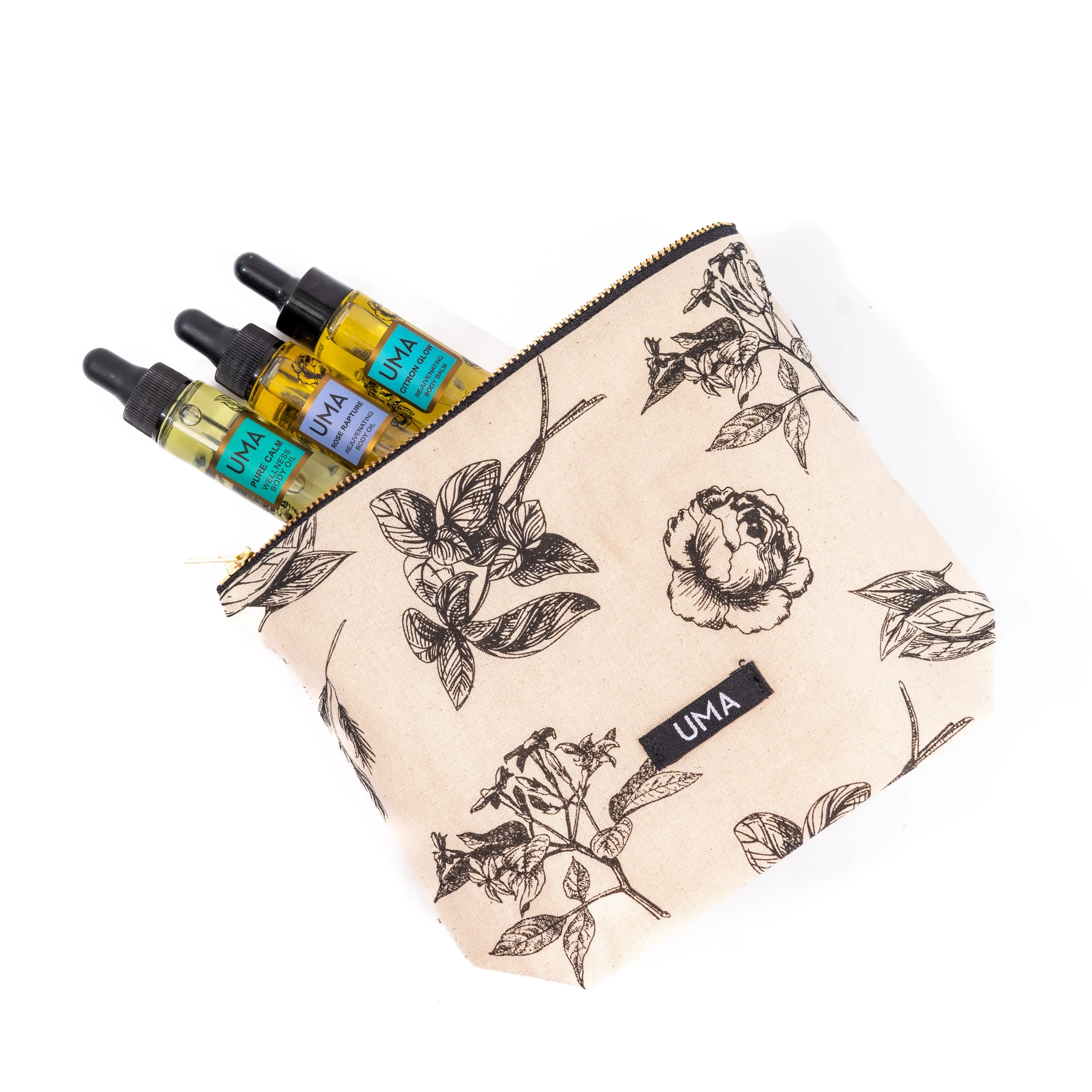 Uma Printed Clutch Bag